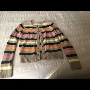 100% cashmere cardigan multicolor